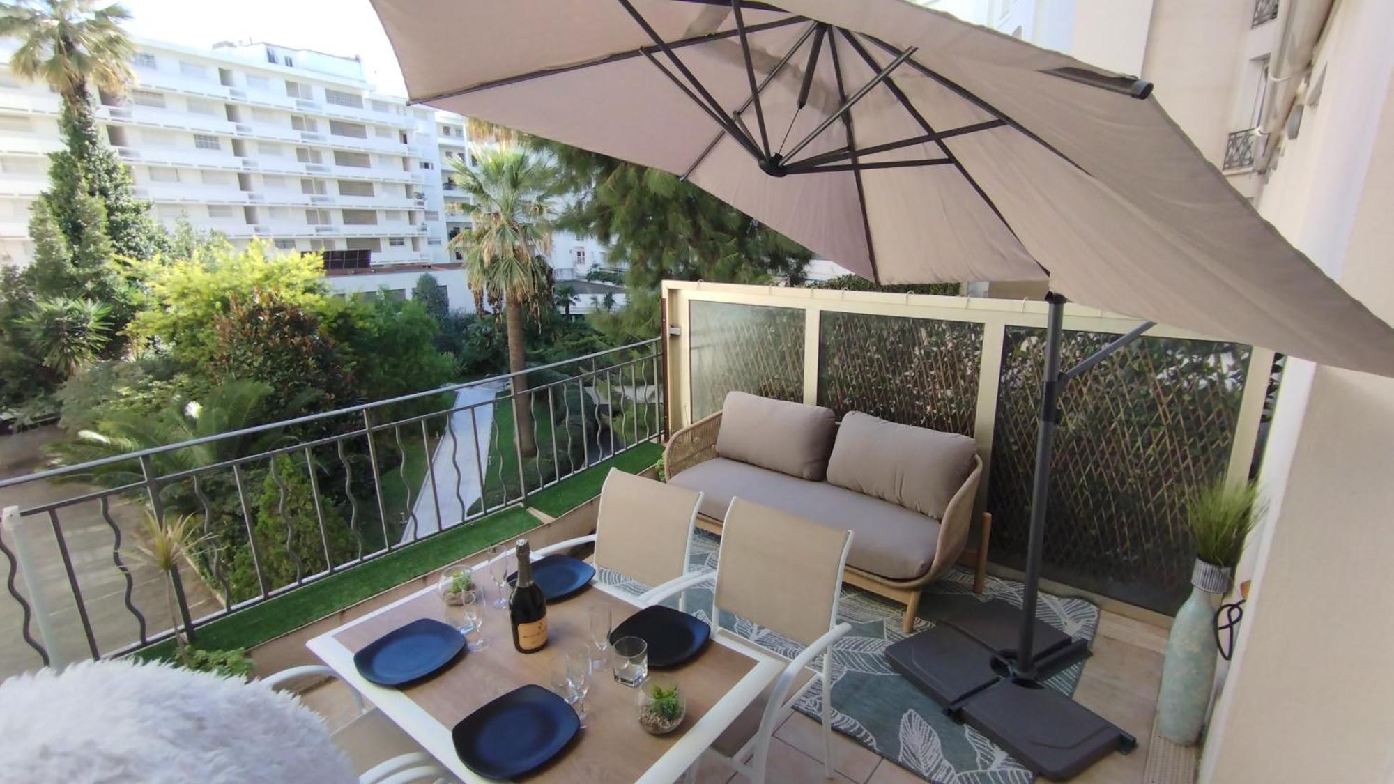 Mythique Miramar Cannes Croisette Terrasse Clim Parking Wifi Luaran gambar